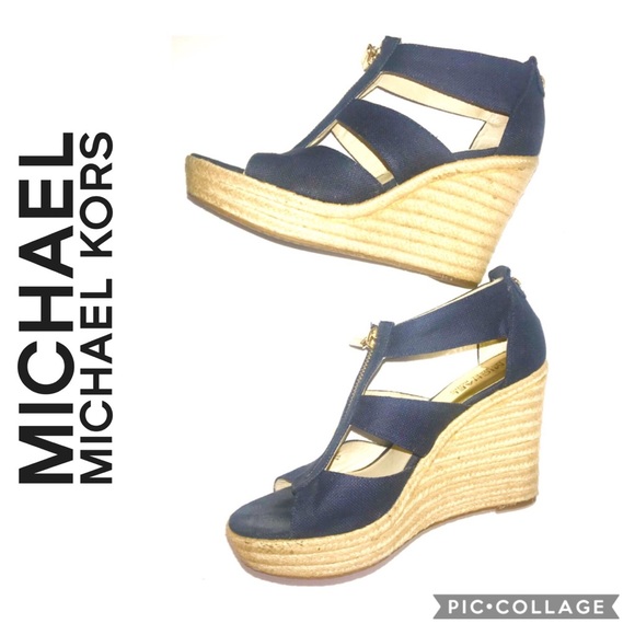 MICHAEL MICHAEL KORS Damita platform sandals Sz7.5 - Picture 4 of 8